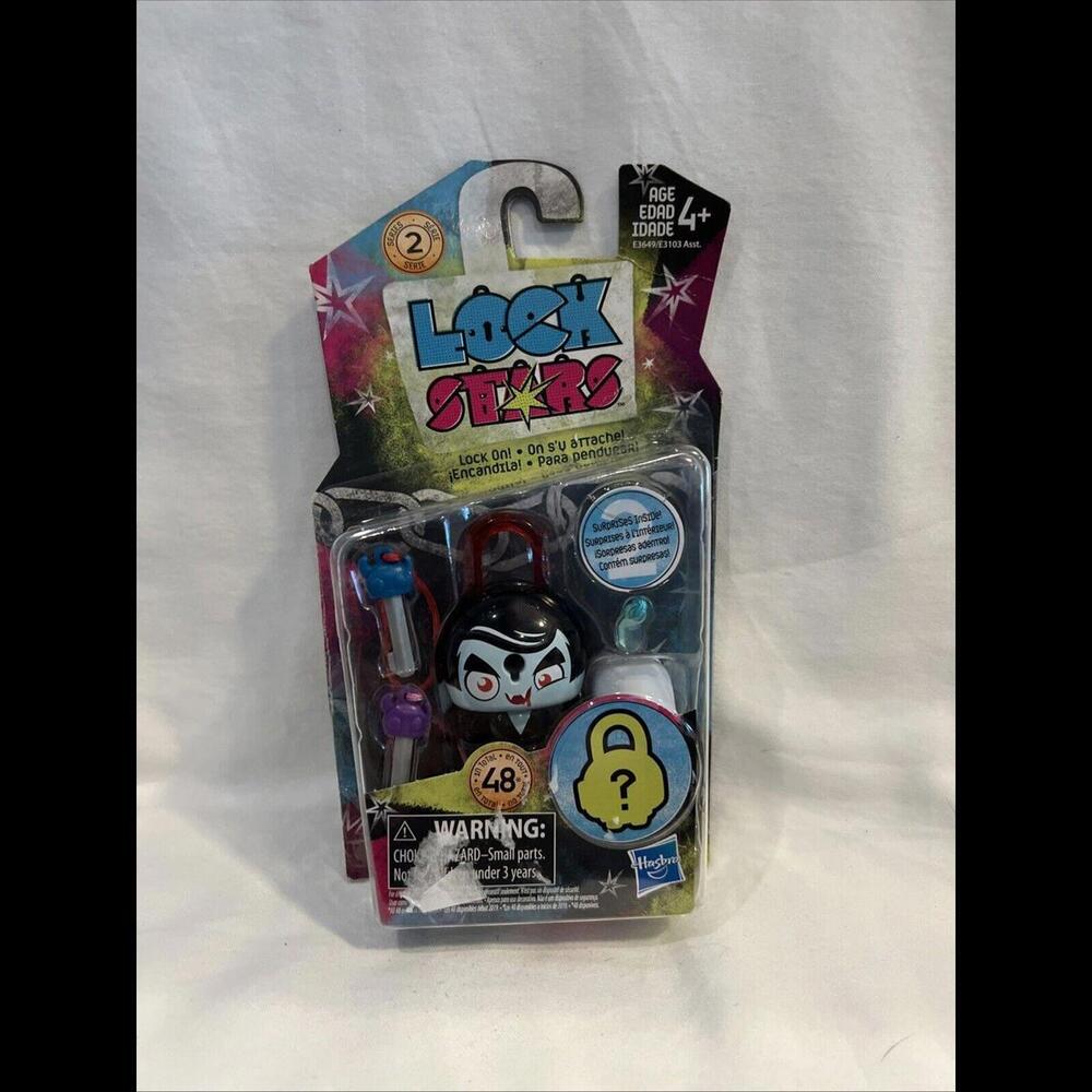 2017 HASBRO LOCK STARS LOCK SERIES 2 VAMPIRE + SURPRISE TOY FACTORY SEALED 4+ YR